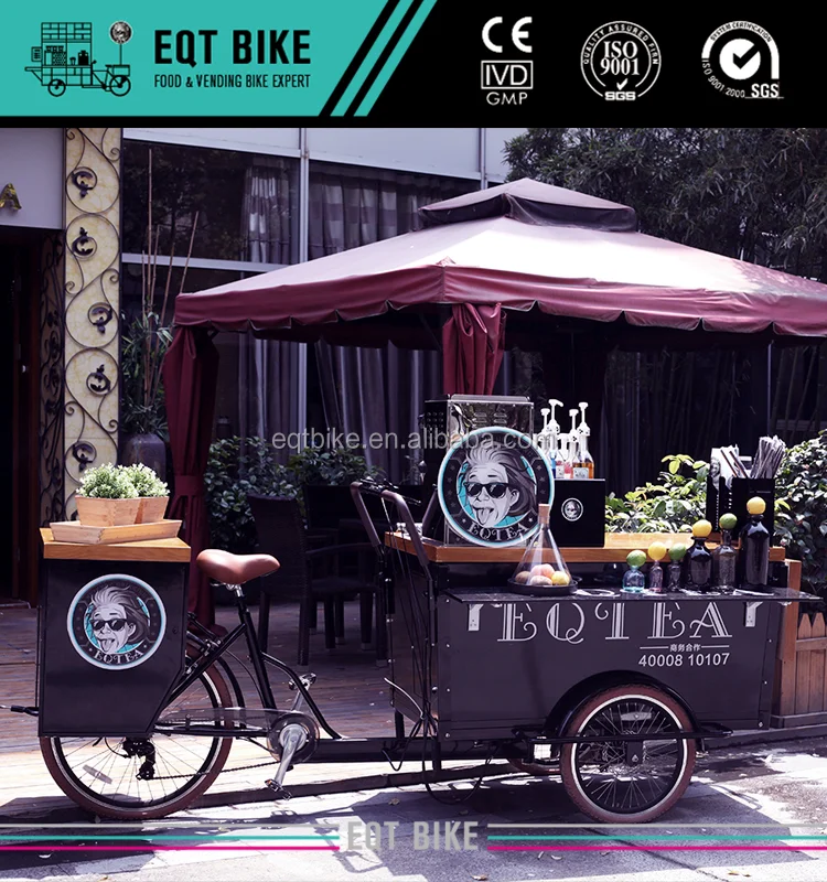 Good Quality Low Price Ce Certificate New Fashion Bike Food Cart/Mobile Coffee Bike