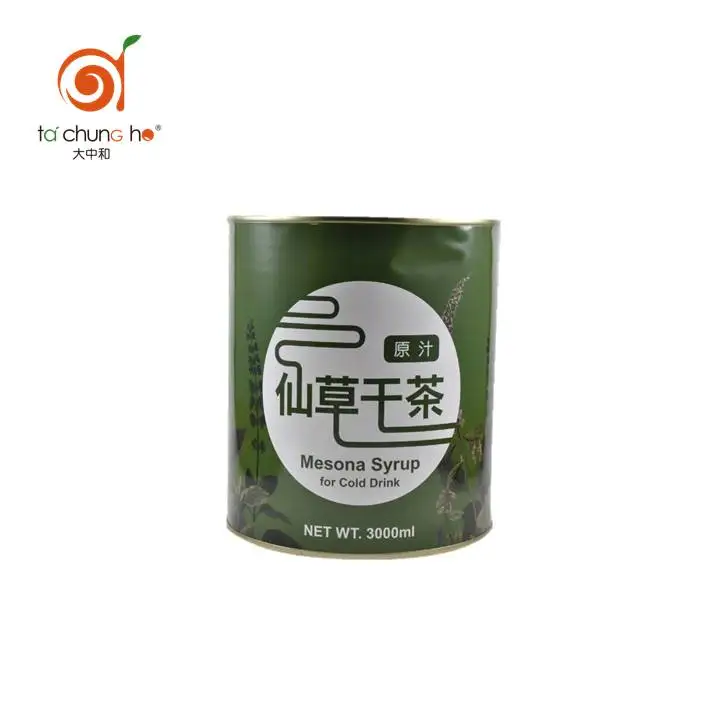 
New product 3kg black mesona syrup for cold drink 