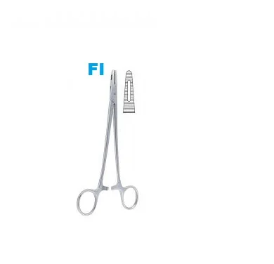wholesale customized sizing stainless steel high quality Adson Needle Holder One Fenestrated Jaw Stainless Steel