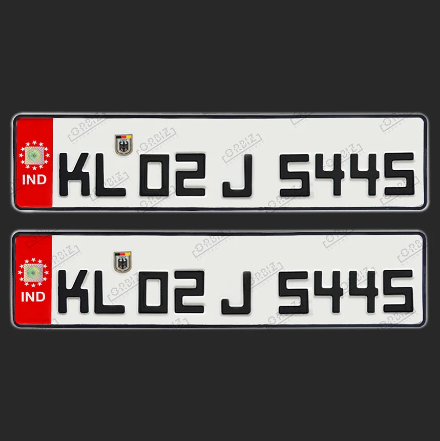 
Недорогой номерной знак 