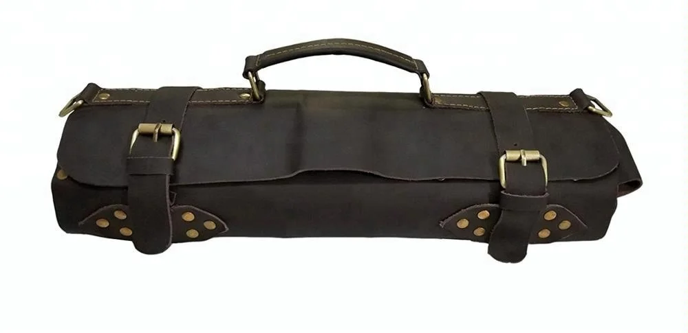 Factory Manufacturing Portable Chef Knife Roll Bag Case MKL-725