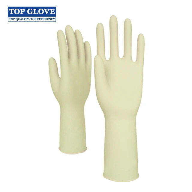 TOP GLOVE High Quality Natural Latex Surgical Hand Gloves Examination Glove Malaysia