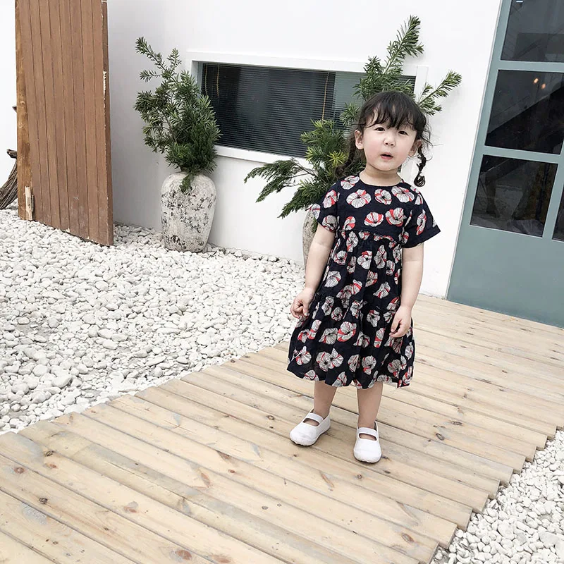 
girls flower girl dress cotton summer children dress patterns kids clothing ready made boutiques wholesale lots 