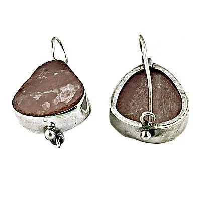 Impressive 925 Solid Sterling Silver Earring with Rose Quartz Pearl Diamond Gemstone Collectible for Occasional Gift for women