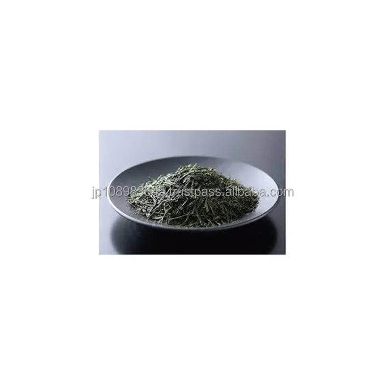 Japanese green tea leaf leaves produced in Fukuoka, in Kagoshima, in Kyoto in Japan Kukicha