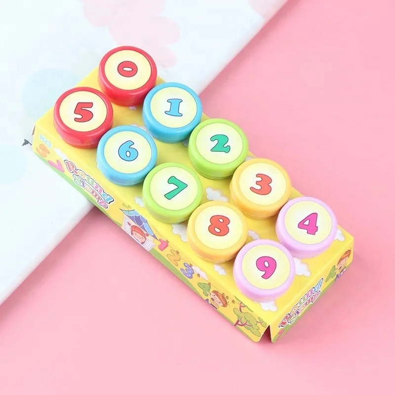 Children seal cartoon seal set princess pig/ boys and girls seal infiltration imaging toy stamps