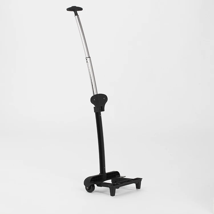 Telescopic Luggage Aluminum Single Trolley Handle With Wheels Travel Bags Handle Parts For School Bag Backpack