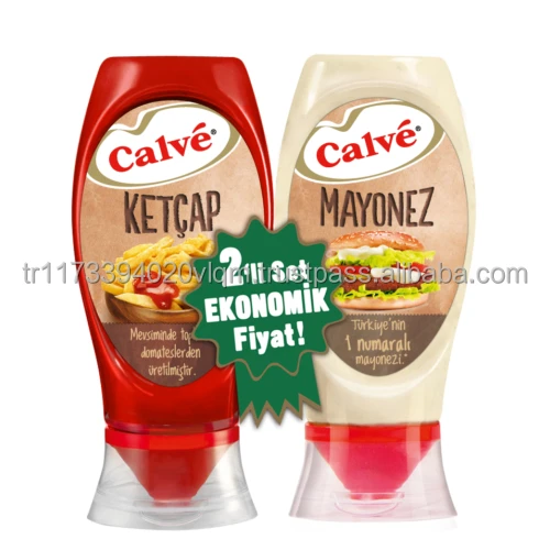 
CALVE KETCHUP 600 gr + MAYONNAISE 540 gr 
