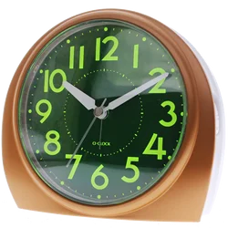 BM13701 Quartz analog clocks table super luminous alarm clock wecker despertador bedside desk round custom analogue alarm clocks