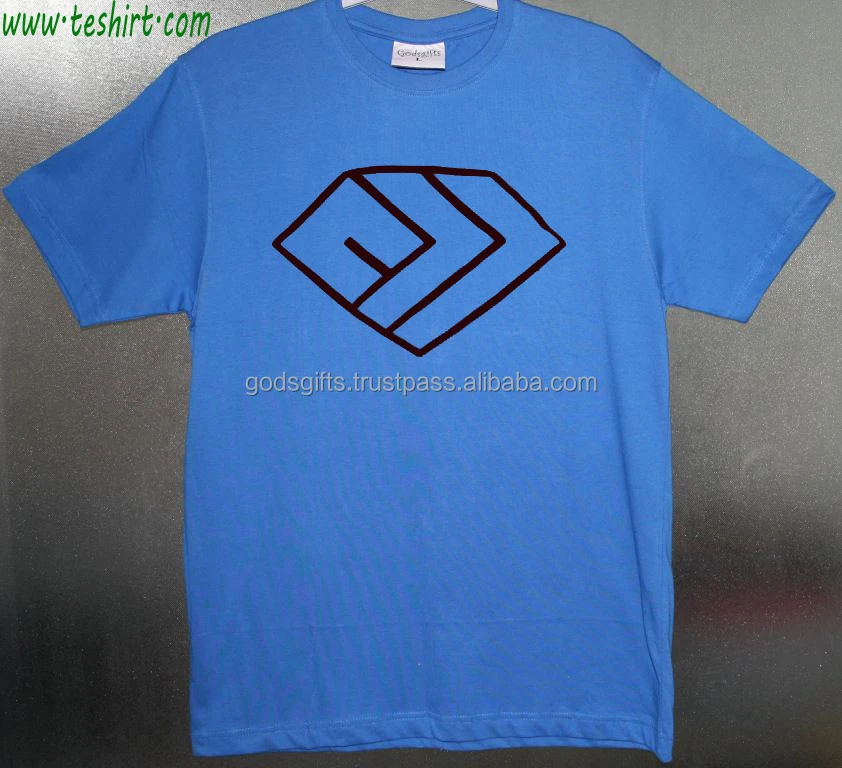 Custom printed plain round neck t-shirt wholesale men t-shirt tirupur poly cotton viscose triblend performance t-shirt india