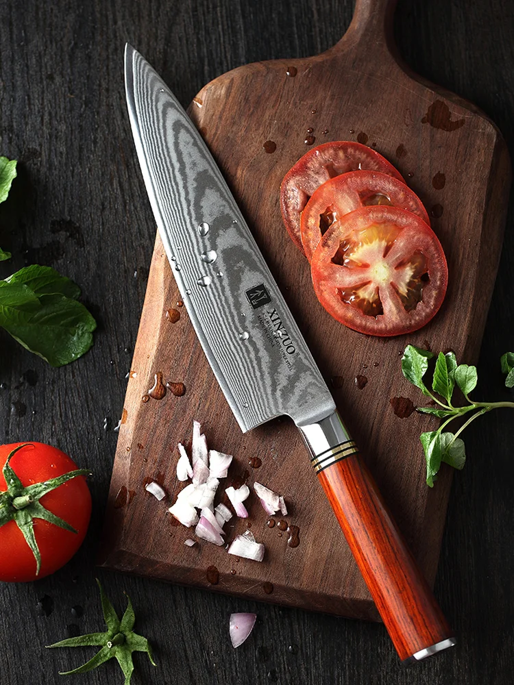 Professional handmade 8 Inch Japanese  Damascus Steel Kitchen Chef Knife