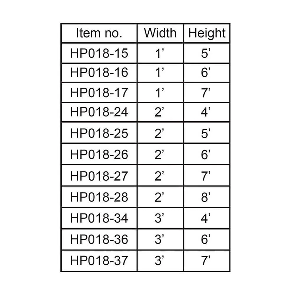 HP018-size