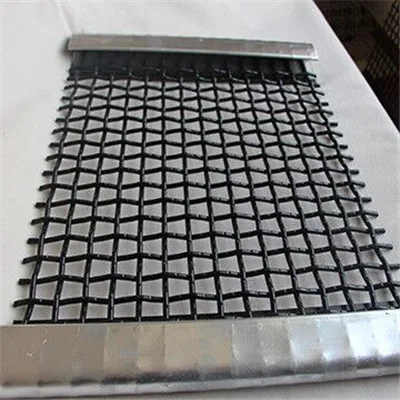 vibrating screen mesh China factory crimped wire mesh mining sieving screen mesh