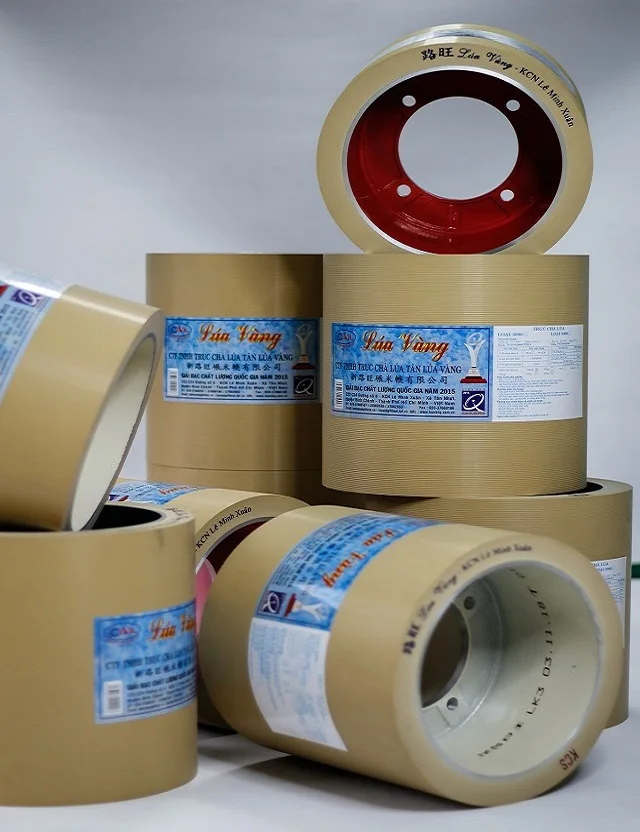 
10' , 6', high quality NBR Rubber Roller for rice husking machine 