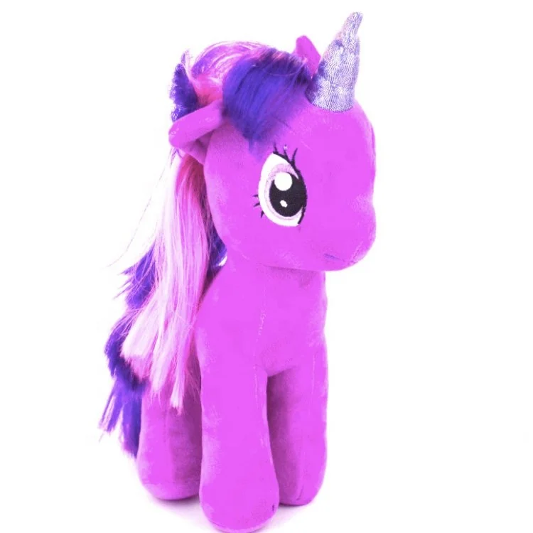 custom Stuffed black big unicorn giant plush stuffed animal soft party toys for girls