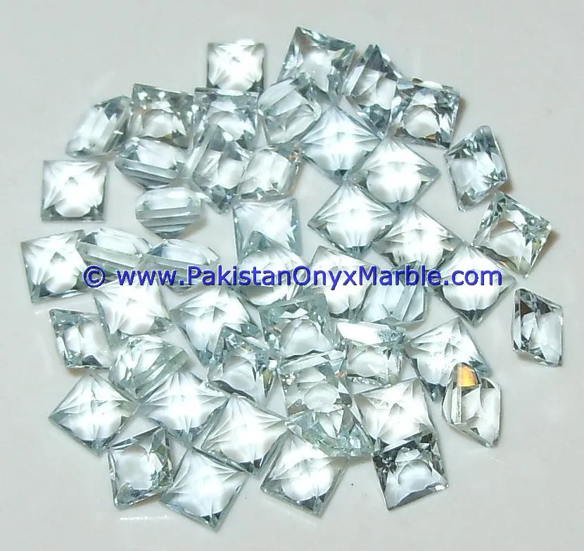 HIGH QUALITY LOOSE STONES FOR JEWELRY AQUAMARINE CUT STONES SHAPES