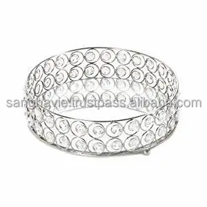 CLASSIC MIRROR AND CRYSTAL TRAY