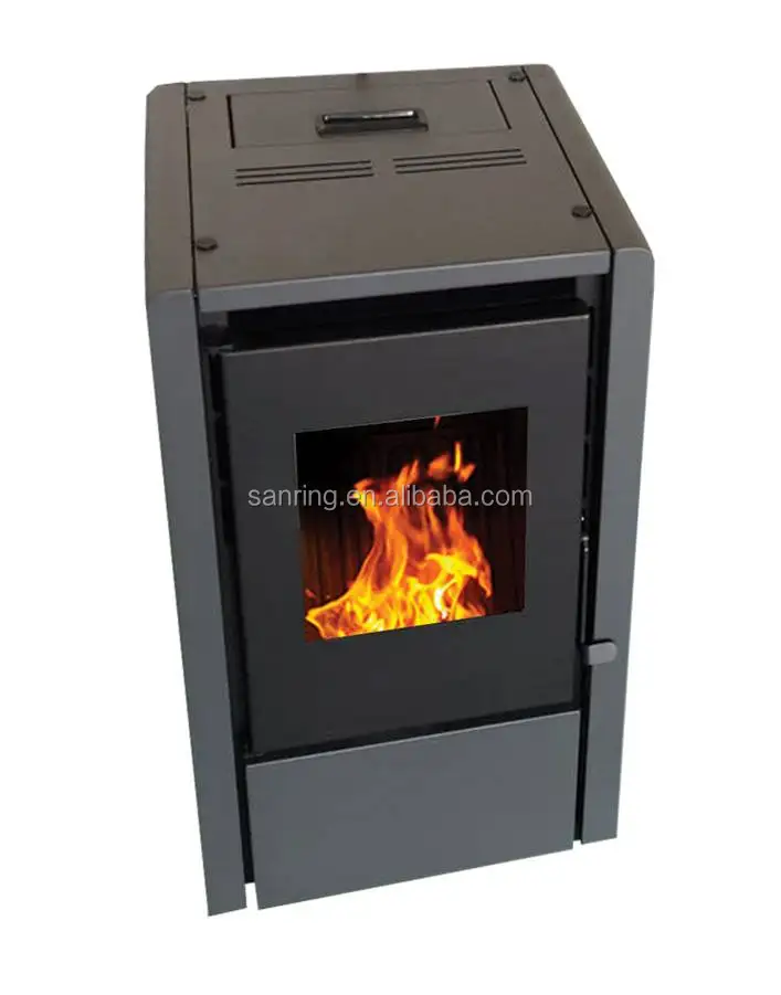 Factory direct sale 6 KW pellet stufe, italian wood pellet stoves Italy