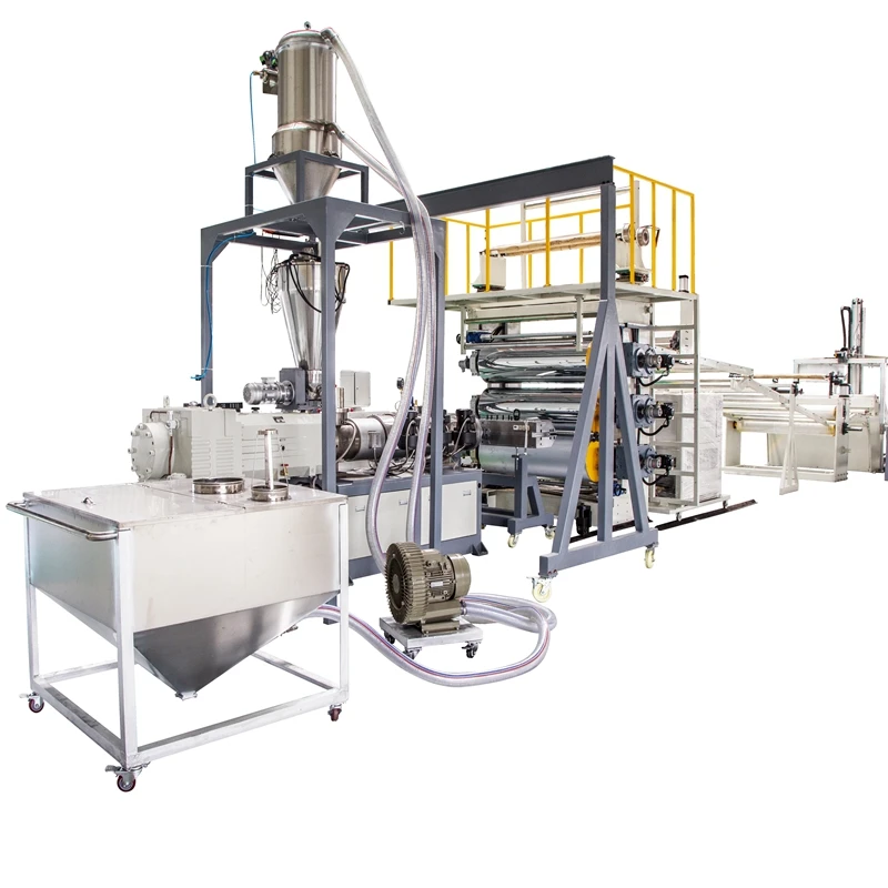 SPC floor production line