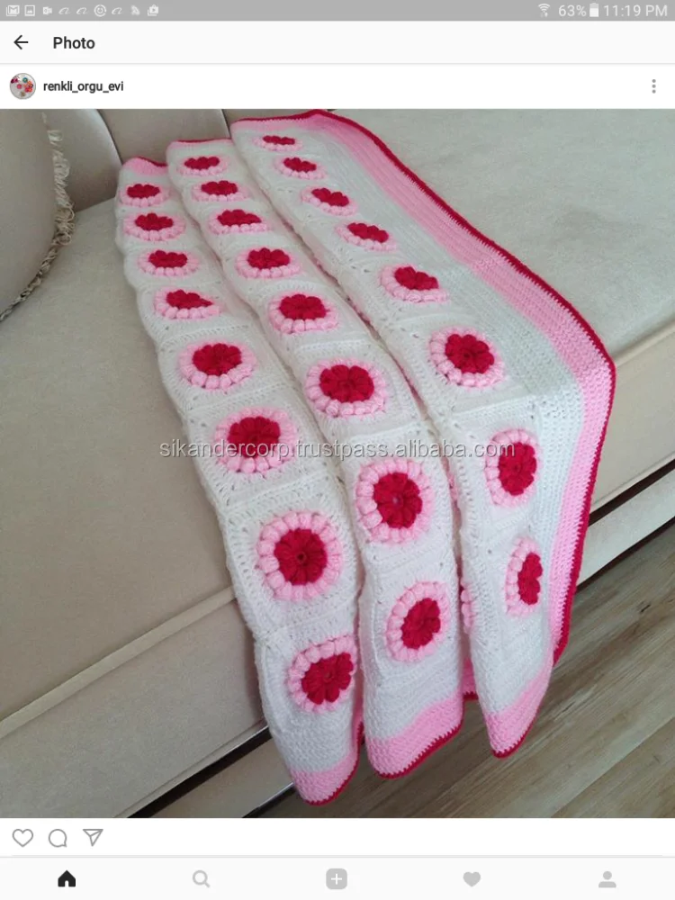 
Crochet Handmade Baby Blanket 