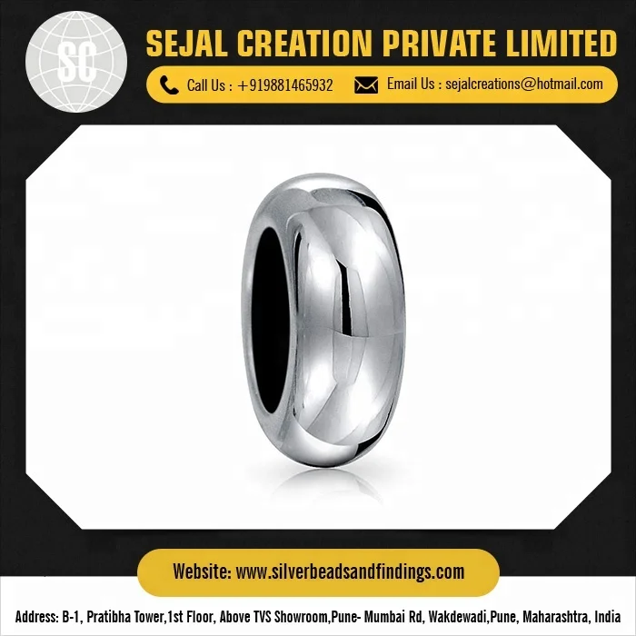 B76 Silver Metal Beads High Quality Wholesale Price Silver Beads Global Supplier at Affordable Price