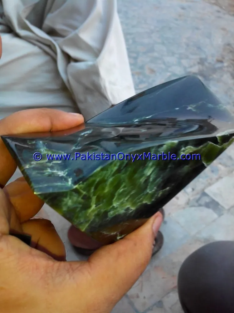 tumbled polished NEPHRITE JADE ROUGH