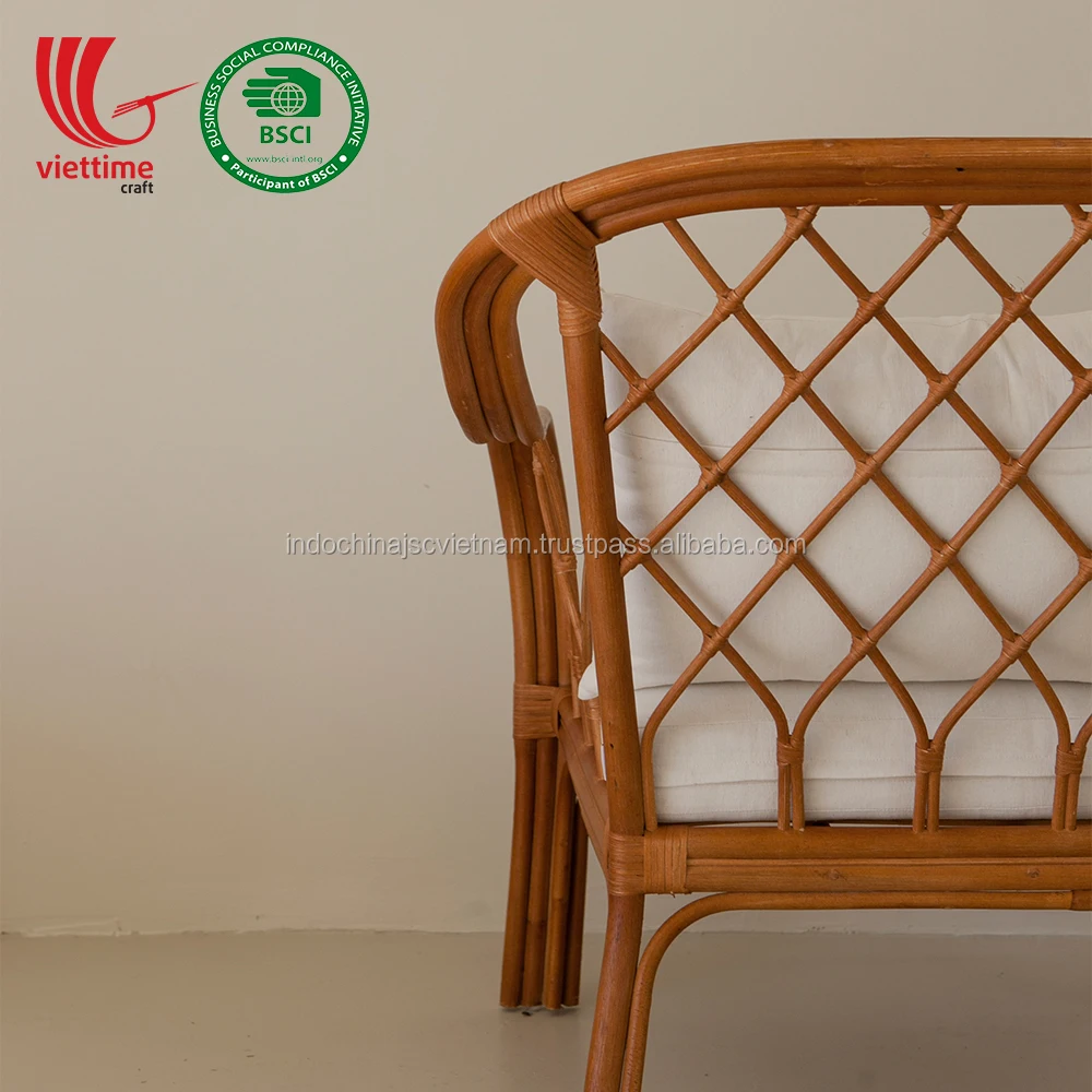 Relaxing rattan chairs are suitable for living room and reading room