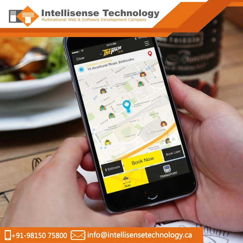 Taxi App Development Company in Chicago iOS and android Supportive Best Taxi Application (Android / iOS) by intellisense