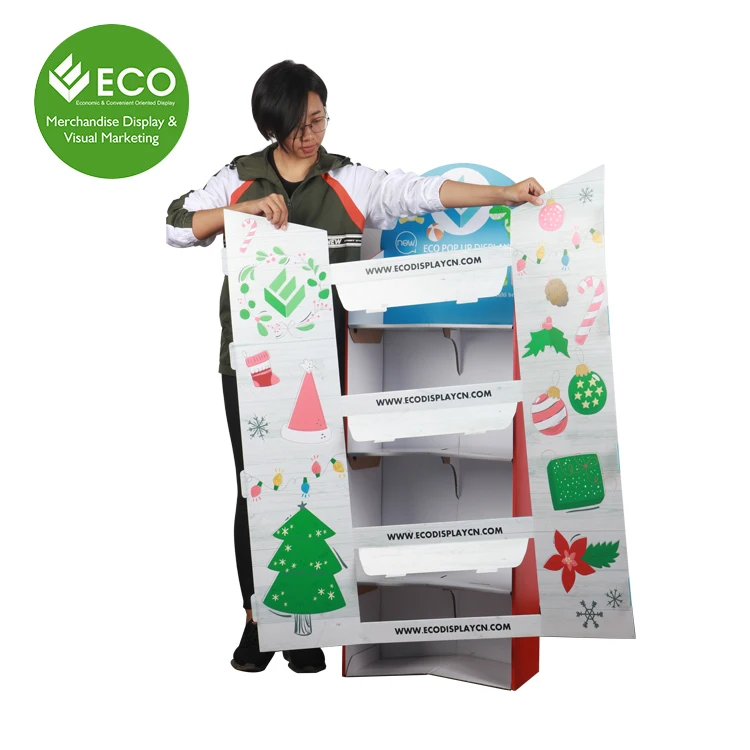 NEW Easy Assembly Pop Up Display Cardboard Stands Recyclable