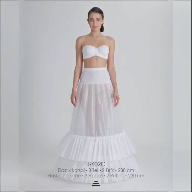 
2 Layers Tulle Petticoat For Wedding Dresses 