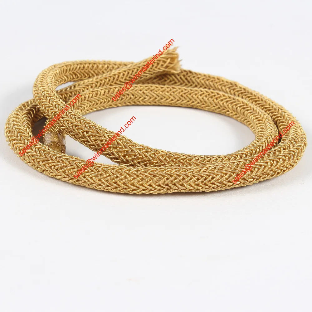 Oval Braided Trim Cord | In stock Polypropylene rope drawing braided rope knitted cord