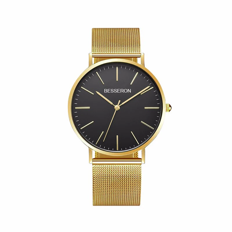 Original manufacturer factory price watches classic design 316L stainless steel Japan movement wristwatch for women men