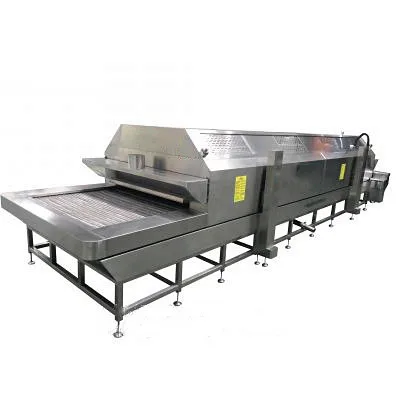 Cryogenic Liquid Nitrogen IQF Fast Blast Freezer Machine Quick Freezing Tunnel For Vegetables Meat Seafood