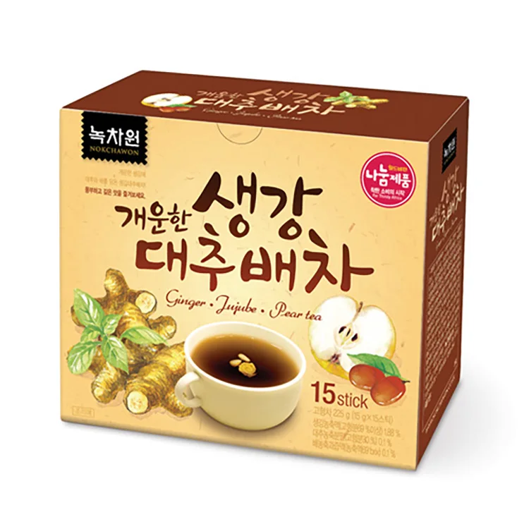 Вкусный смешанный чай jujube с имбирем Сделано в Корее оптовая цена хорошо
