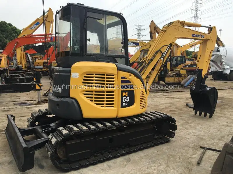  Мини-экскаватора Komatsu PC55 Экскаватор Малый экскаватор komatsu pc55MR Гидравлические Гусеничные экскаваторы на продажу