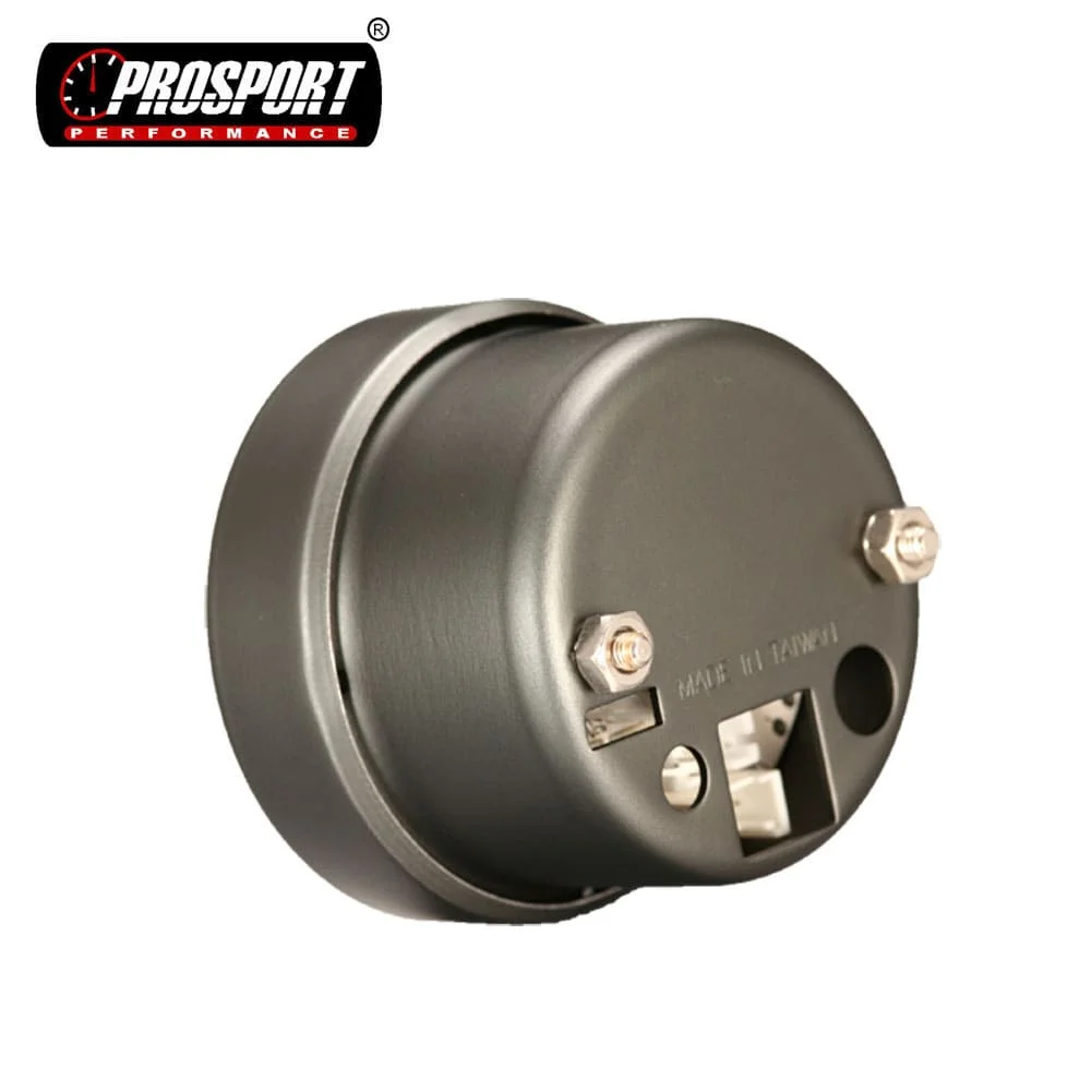 Черный циферблат 45 мм, янтарный светодиодный дисплей, красный аналоговый индикатор напряжения, универсальный автомобильный индикатор напряжения