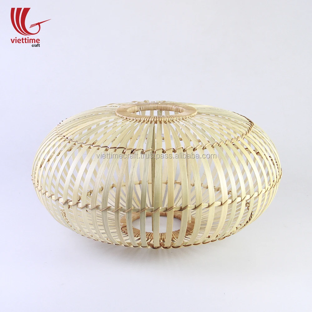 Vietnam Handcrafted Wicker Ceiling Bamboo Lamp Shade Hanging Lampshade for Decoration Wholesale