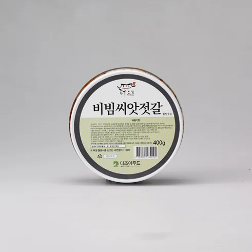 
Premium Korean Jeotgal - Spicy Seasoned Squid and Herring Eggs with Edible Seeds 