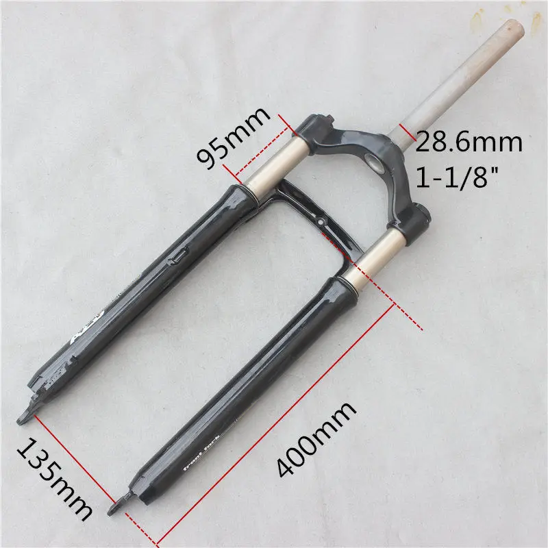 Велосипедная вилка для путешествий, подвеска, песок, снег, велосипед для пляжа, колеса 26 дюймов x 4,0 дюйма, вилка