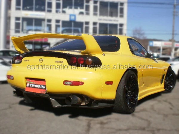 For RX7 FD3S Mazspeed Car Racing FRP Fiberglass Rear Wing Spoiler