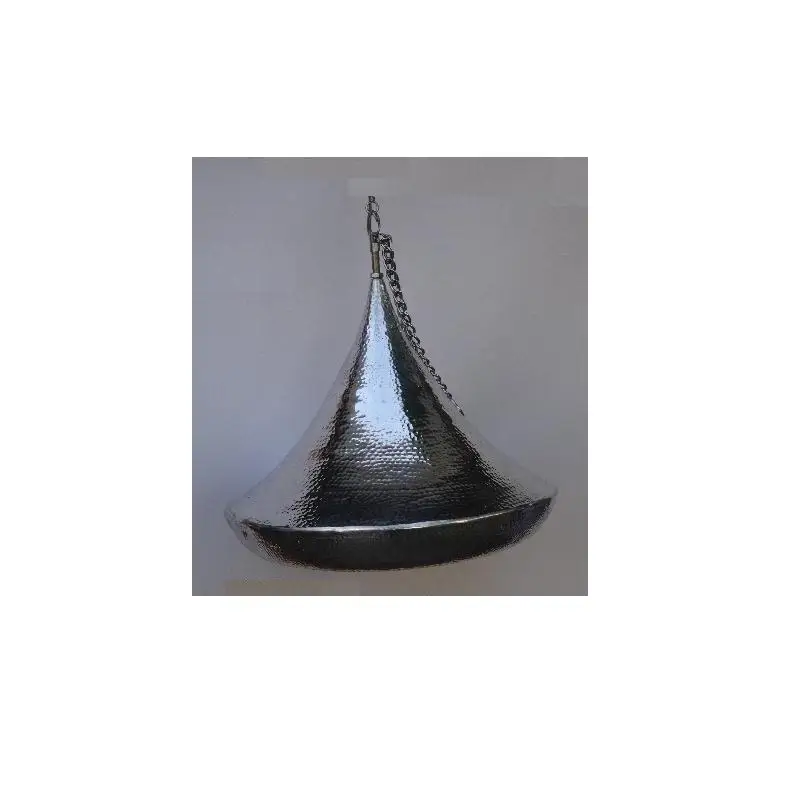 
vintage industrial pendant light two tone cone shape 