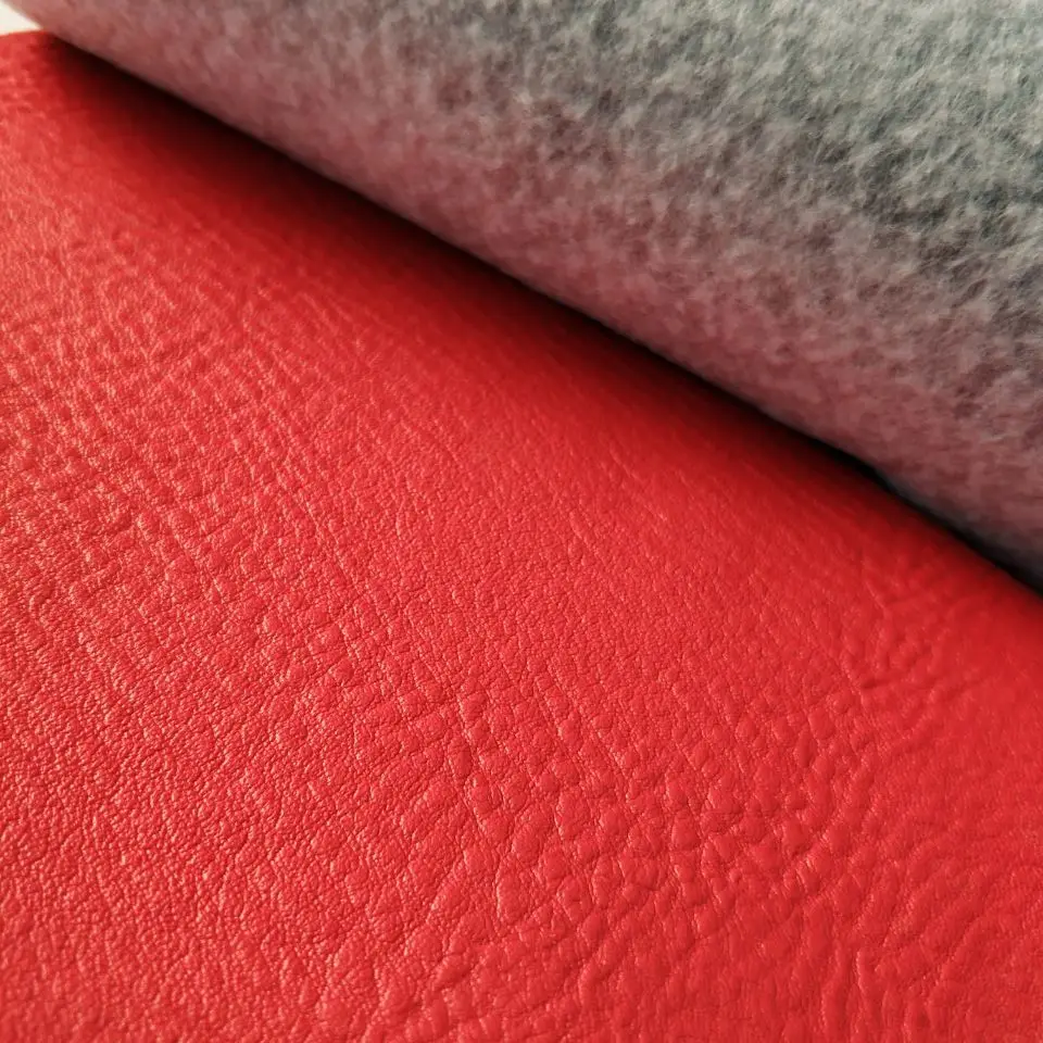 Cheap Price Stock Italian Sofa furniture synthetic leather/artificial Leather fabric Supplier Factory