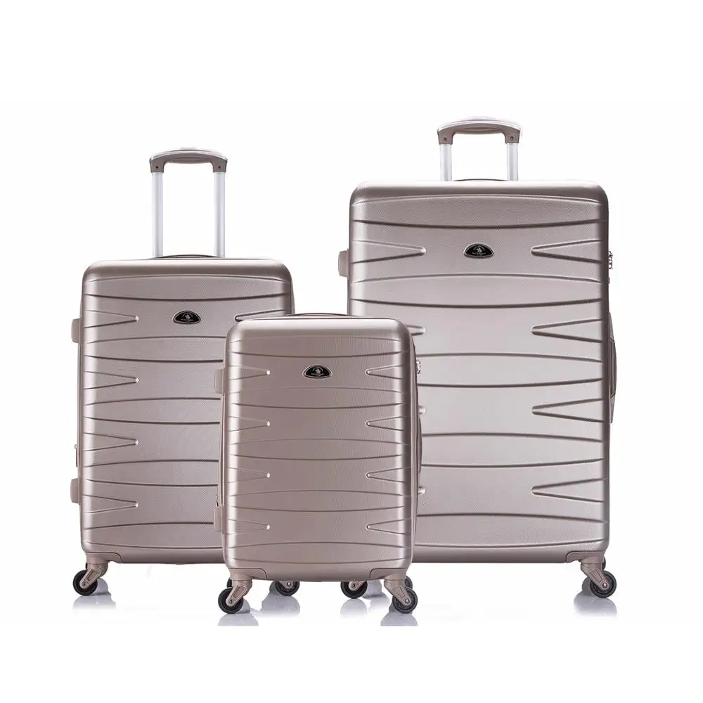 
20 24 28 INCHES 3pcs Abs Trolley Suitcase Lightweight Trolley Travel Bags Luggage Sets 