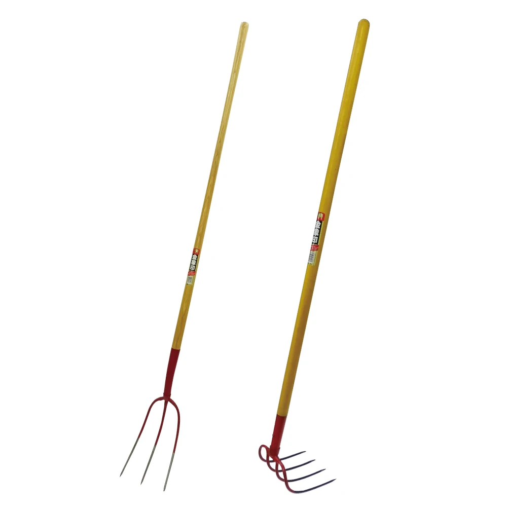 
Elephant carbon steel wooden handle forks agricultural tools for sale 