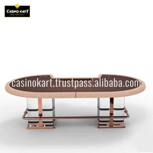 Professional Modern Baccarat Lagoon Table For Casino Poker Playing Cards Available In Standard Sizes