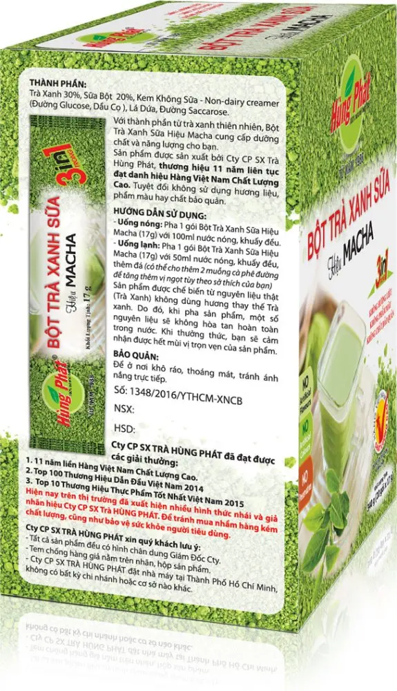 HIGH QUALITY MATCHA POWDER PRODCUED IN VIETNAM COUNTRY