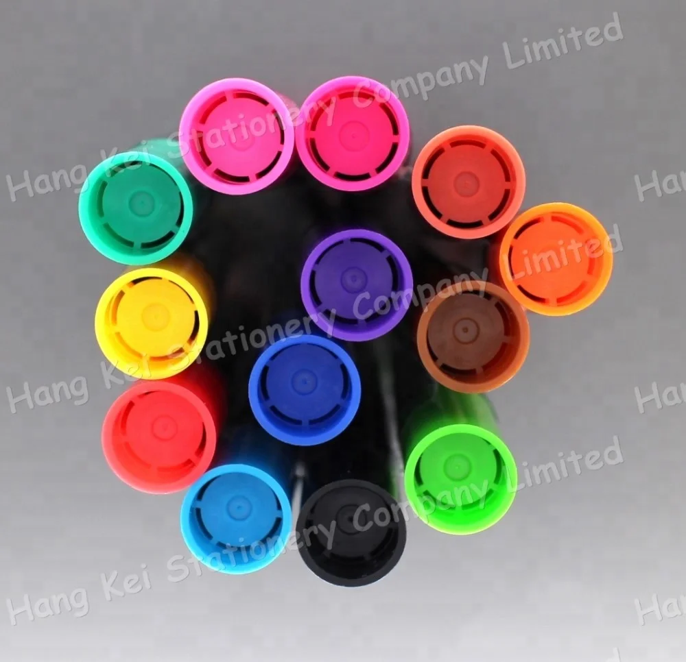 Customized Logo Printed Cheap Dry Erase Whiteboard Marker Pen Set Colored Ink