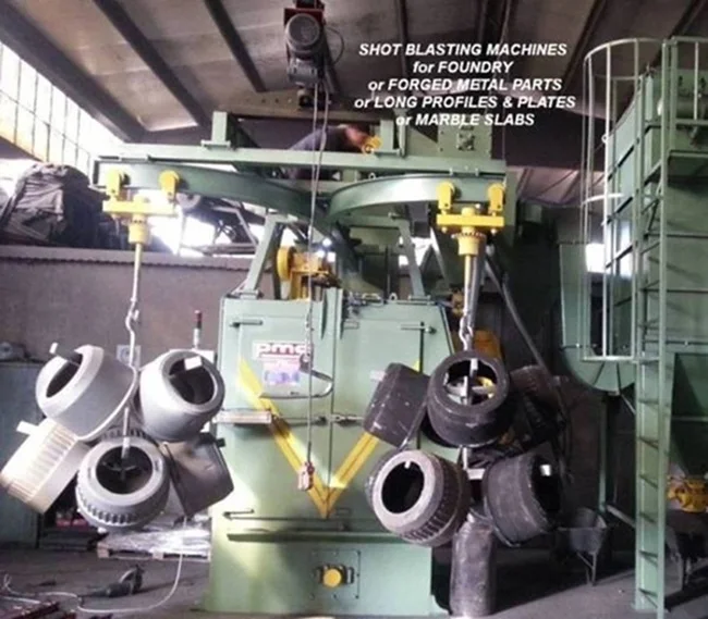 Shot Blasting Hanger Type for Die Casting Machine