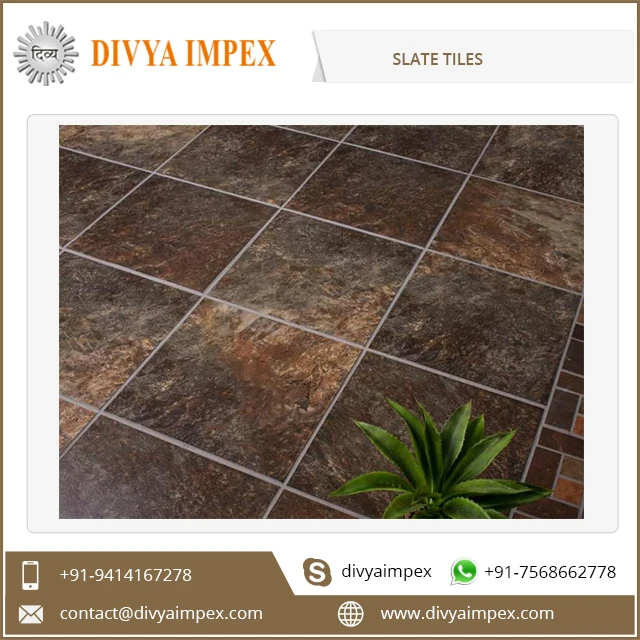 Индийская комнатная уличная шиферная плитка, натуральная и полированная ржавая шиферная плитка