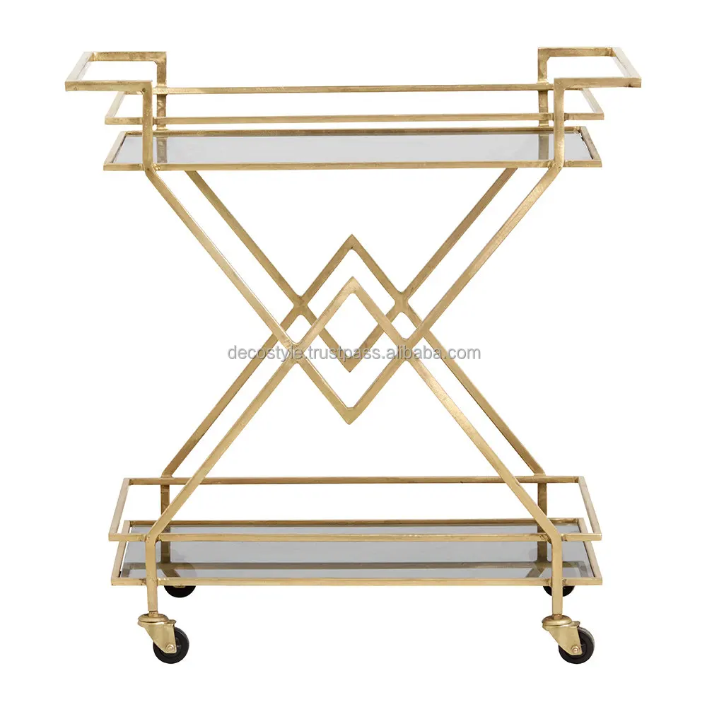 Zig Zag Gold bar trolley